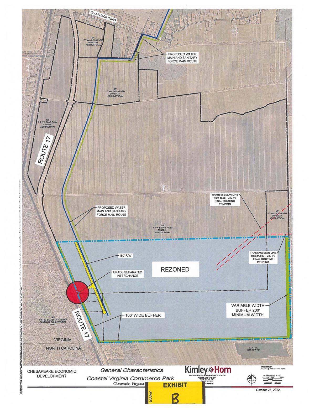 Praetorian Park zoning and site-boundary exhibit